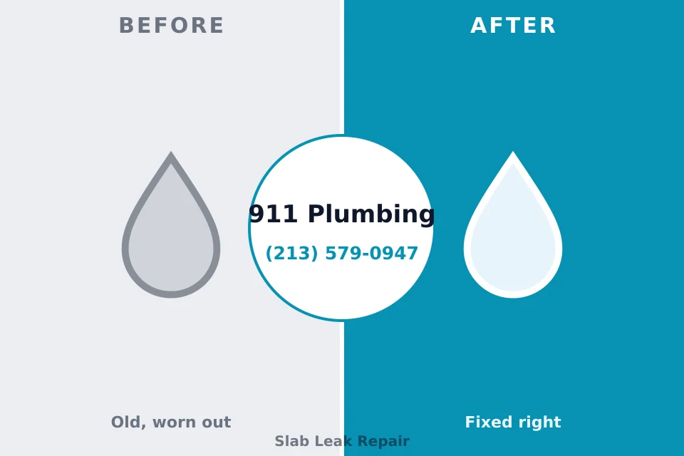 Before and after: plumbing company Chestertown, MD